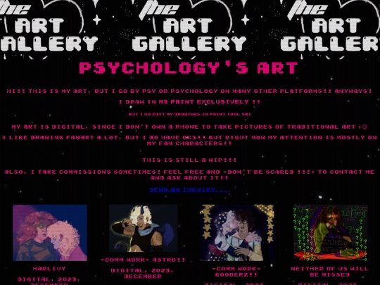 Extra Pages/Gallery screenshot