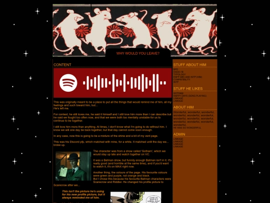 Extra Pages/Him screenshot