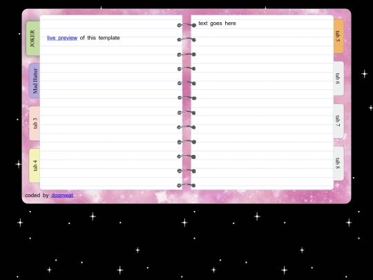 Extra Pages/OC screenshot