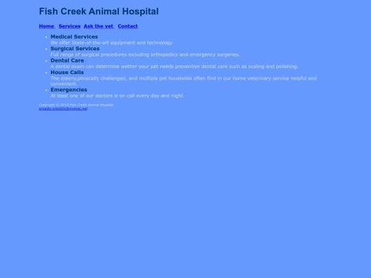 FishCreekCase/services screenshot