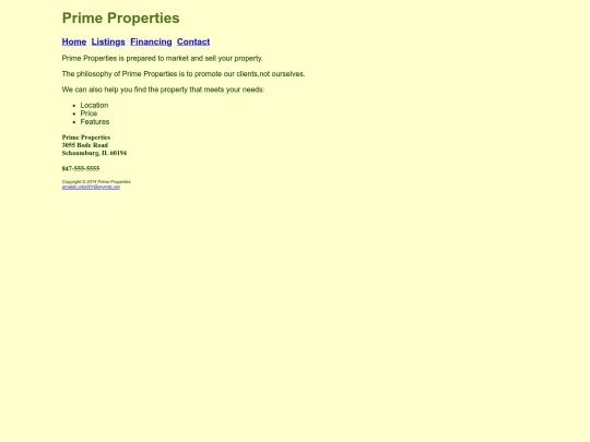 PrimePropertiesCase screenshot