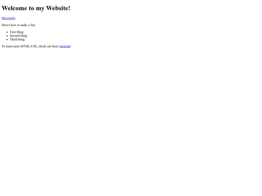 index screenshot