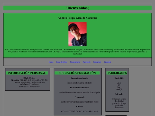 programacionweb/Micrositio/hojaVida screenshot