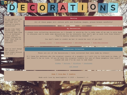 decorations screenshot