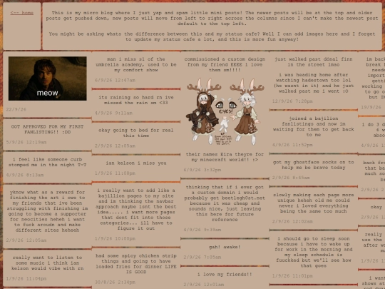 microblog screenshot