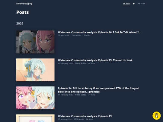 posts/page/1 screenshot