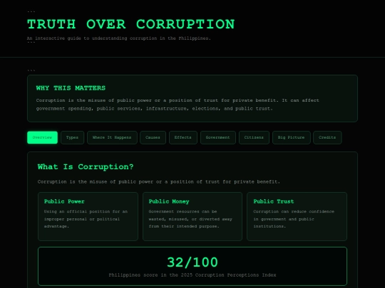 facts screenshot