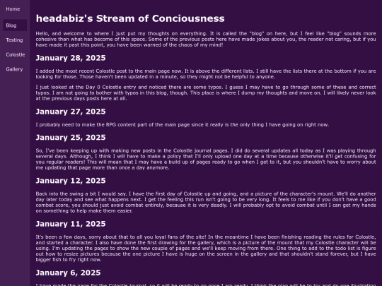 blog screenshot