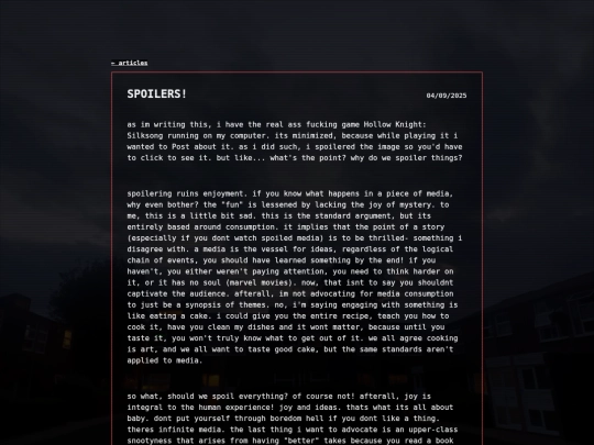 articles/spoilers screenshot