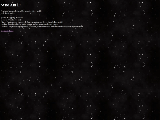 aboutme screenshot