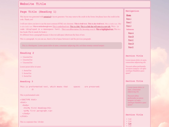 index screenshot