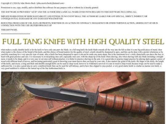 fasttopics/knife screenshot