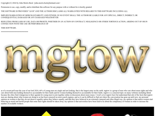 fasttopics/mgtow screenshot