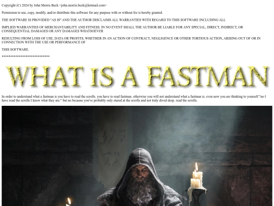 fasttopics/whatisafastman screenshot