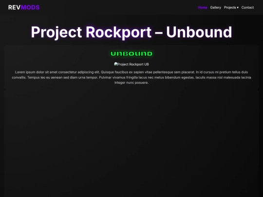 project unbound screenshot