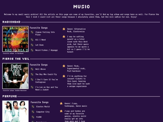 pages/music screenshot