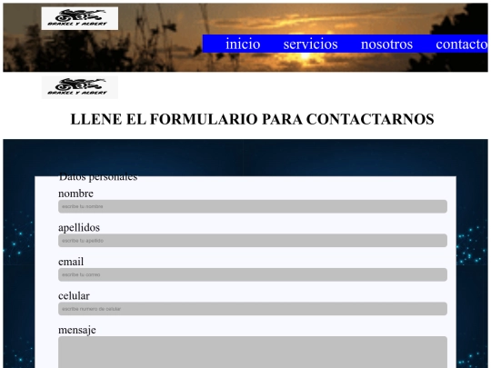 PRACTICAFINAL/contacto screenshot