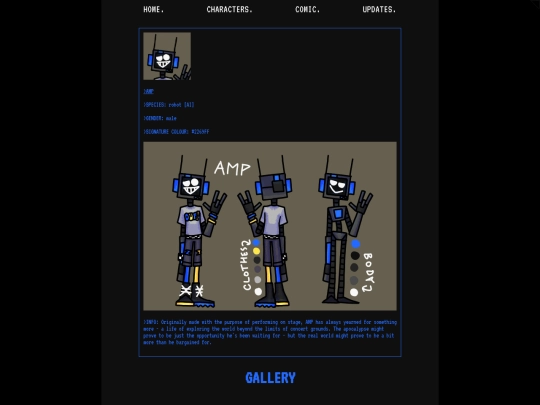 characters/amp screenshot