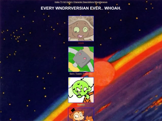 character-descriptions screenshot