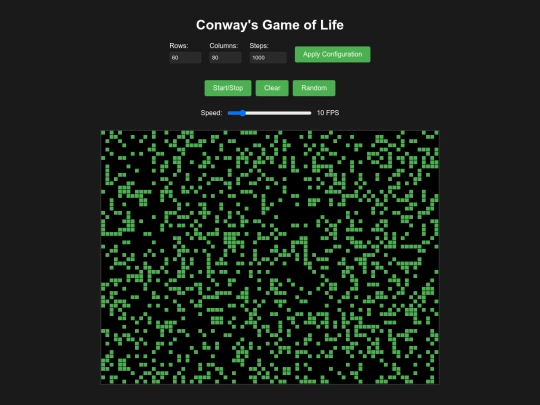 cellularAutomata screenshot