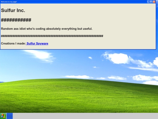 test screenshot
