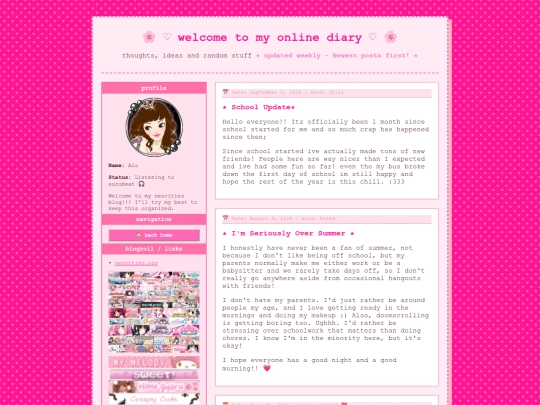blog screenshot