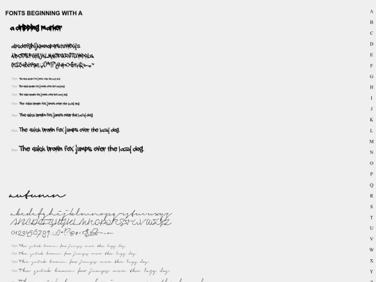fonts/1fontdirectory screenshot