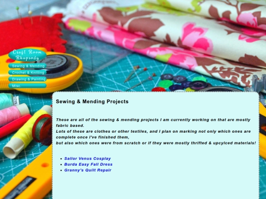 Sewing-and-Mending/Sewing-and-Mending-Index screenshot
