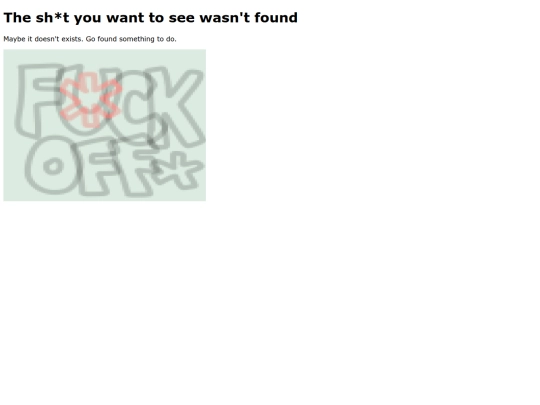 not_found screenshot