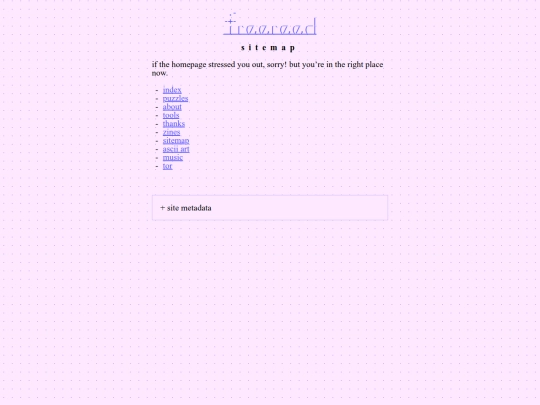 sitemap screenshot