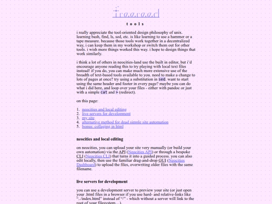 tools screenshot