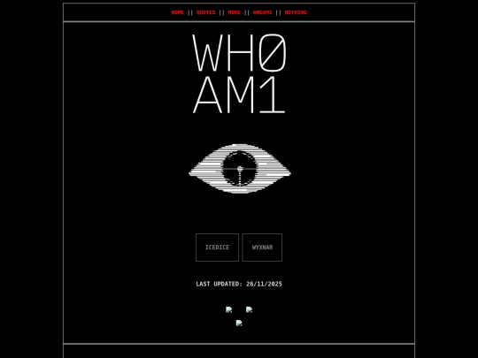 WHOAMI screenshot