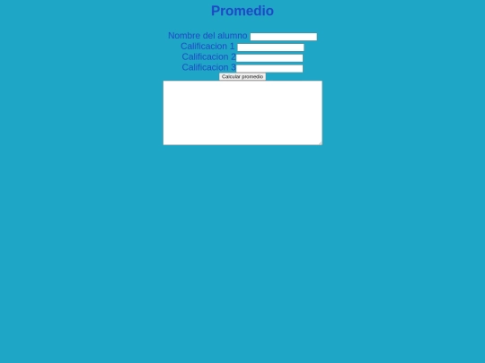 html/promedio screenshot
