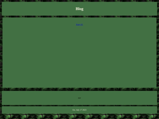 blog screenshot