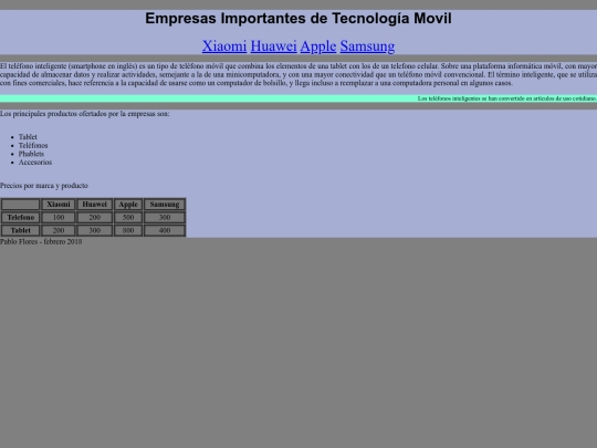 index screenshot