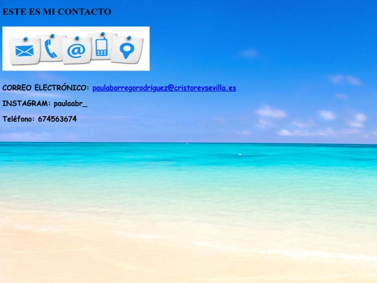 1ºpagina/contact screenshot