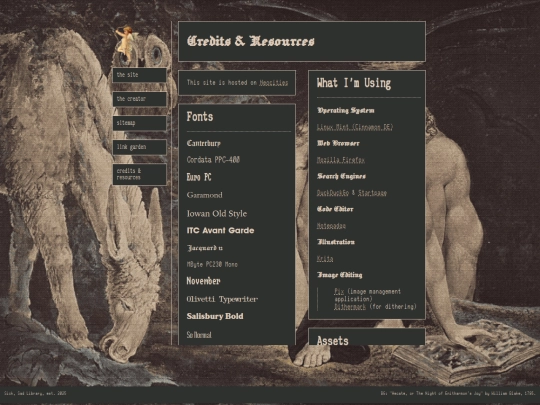 about/credits screenshot