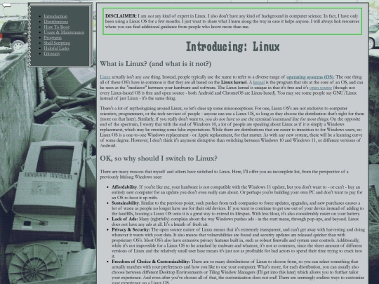 tech_help/linux_resources screenshot