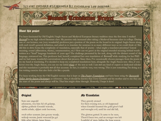 writers_desk/beowulf screenshot