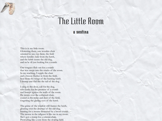 writers_desk/works/littleroom screenshot