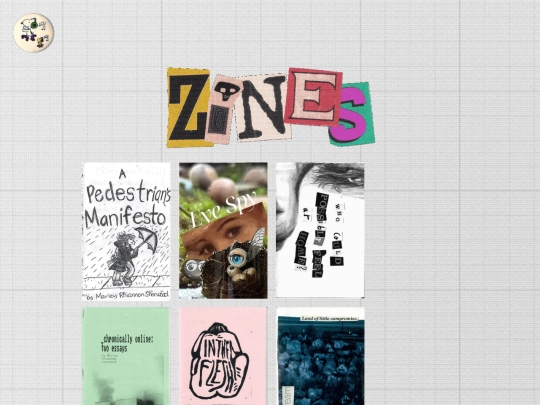 writers_desk/zines/zines screenshot