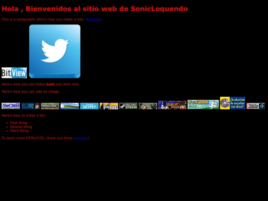 index screenshot