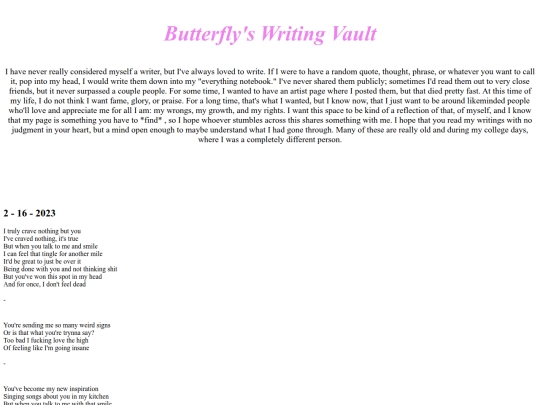 writingVault screenshot