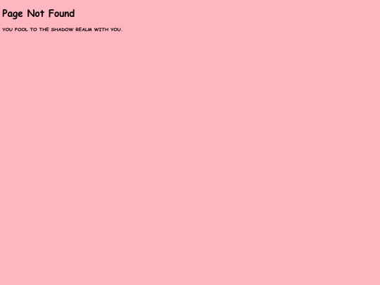 not_found screenshot