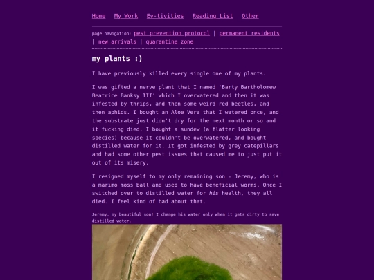 hobbies/plants screenshot