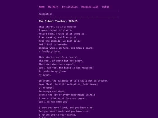hobbies/poetry screenshot