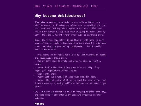 misc-activities/lefthand screenshot