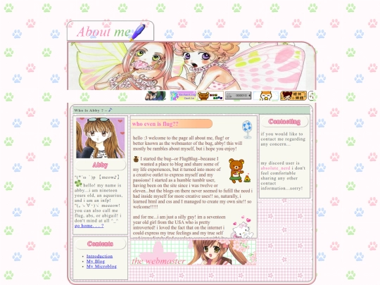index/aboutme screenshot