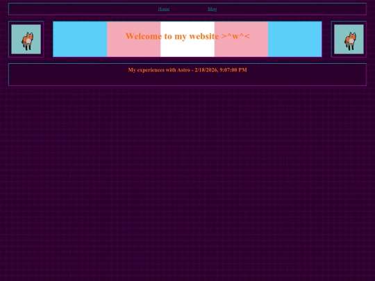 blog screenshot