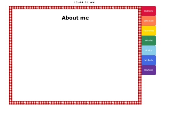 About-me screenshot